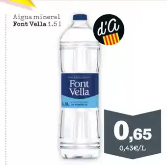 Sorli FONT VELLA Aigua mineral oferta