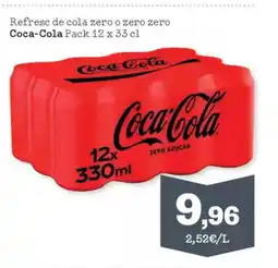 Sorli COCA COLA Refresc de cola zero o zero zero oferta