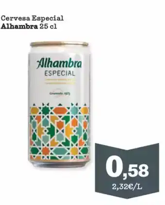 Sorli ALHAMBRA Cervesa Especial oferta