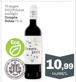 Sorli Vi negre DOQ Priorat ecològic oferta