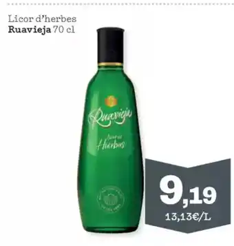 Sorli RUAVIEJA Licor d'herbes oferta
