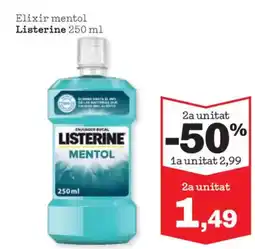Sorli LISTERINE Elixir mentol oferta