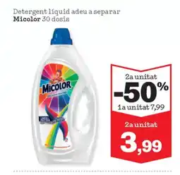 Sorli MICOLOR Detergent líquid adeu a separar oferta