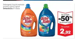 Sorli DETERSOLIN Detergent líquid rentada mixta, ultra o sport oferta