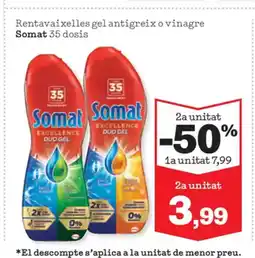 Sorli SOMAT Rentavaixelles gel antigreix o vinagre oferta