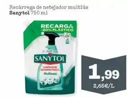 Sorli SANYTOL Recàrrega de netejador multiús oferta