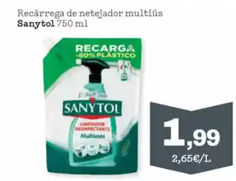 Sorli SANYTOL Recàrrega de netejador multiús oferta