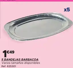 GiFi 5 bandejas barbacoa oferta