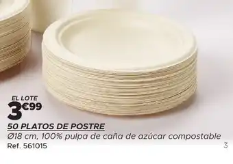 GiFi 50 platos de postre oferta