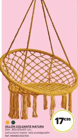GiFi Sillón colgante natura oferta