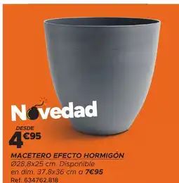 GiFi Macetero efecto hormigón oferta