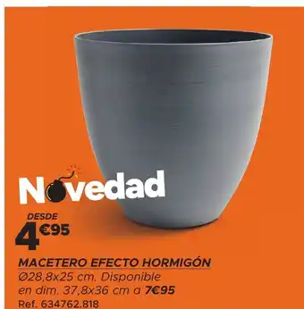 GiFi Macetero efecto hormigón oferta