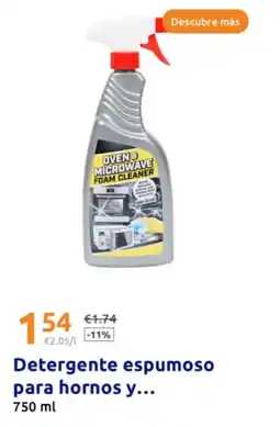 Action Detergente espumoso para hornos y oferta