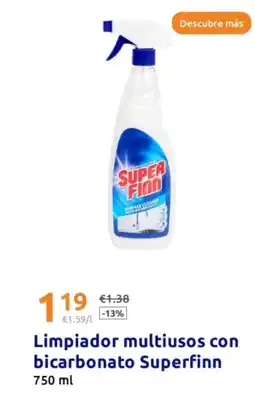Action SUPERFINN Limpiador multiusos con bicarbonato oferta