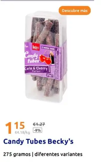 Action BECKY'S Candy Tubes oferta
