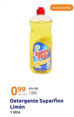 Action SUPERFINN Detergente Limón oferta