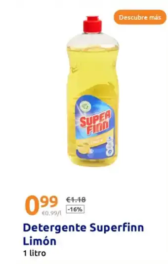 Action SUPERFINN Detergente Limón oferta