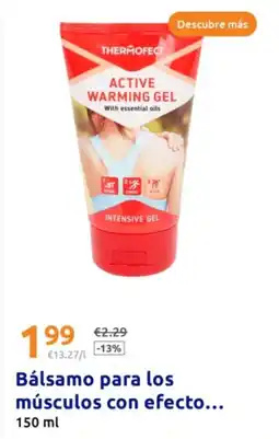 Action THERMOFECT Bálsamo para los músculos con efecto oferta