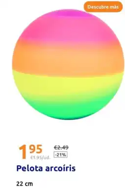 Action Pelota arcoíris oferta