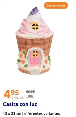 Action Casita con luz 13 x 23 cm oferta