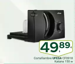 Supermercados Dani UFESA Cortafiambre CF0918 Katana 150 w oferta