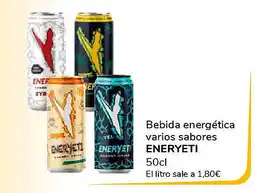 Supeco ENERYETI Bebida energética varios sabores oferta