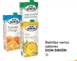 Supeco DON SIMON Bebidas varios sabores oferta