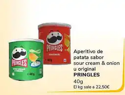 Supeco PRINGLES Aperitivo de patata sabor sour cream & onion oferta