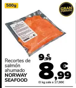 Supeco NORWAY SEAFOOD Recortes de salmón ahumado oferta