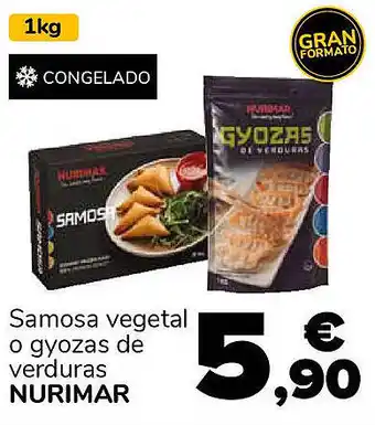 Supeco NURIMAR Samosa vegetal o gyozas de oferta