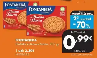 Supermercados Lupa Fontaneda - galleta la buena maría oferta