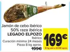 Supermercados Lupa Ibisma - centro de paleta de cebo de campo ibérica 50% raza ibérica oferta