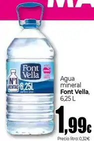 Unide Supermercados Font vella - agua mineral oferta