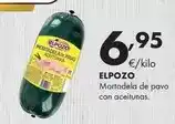 Supermercados Lupa Elpozo - mortadela de pavo con aceitunas oferta