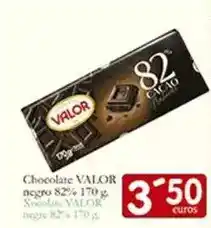 Supermercados Bip Bip Valor - chocolate negro 82% oferta