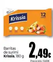 Unide Supermercados Krissia - barritas de surimi oferta