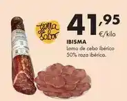 Supermercados Lupa Ibisma - lomo de cebo ibérico 50% raza ibérica oferta