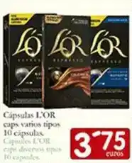 Supermercados Bip Bip L'or - capsulas caps varios tipos 10 capsulas oferta