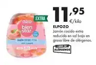 Supermercados Lupa Elpozo - jamón cocido extra reducido en sal bajo en grasa libre de alérgenos oferta