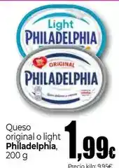 Unide Supermercados Philadelphia - queso original o light oferta