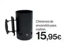 Hipercor Chimenea de encendido para carbón oferta