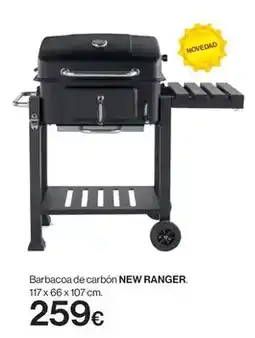 Hipercor Barbacoa de carbón new ranger oferta
