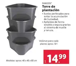 Lidl Parkside - torre de plantation oferta