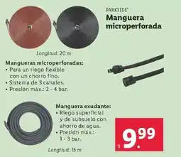 Lidl Sistema - manguera microperforada oferta