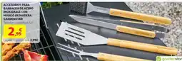 Alcampo Garnier - accesorios para rebacoa de acero manga de madera oferta