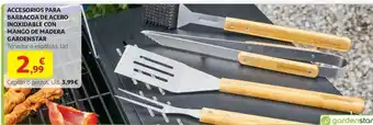 Alcampo Garnier - accesorios para rebacoa de acero manga de madera oferta
