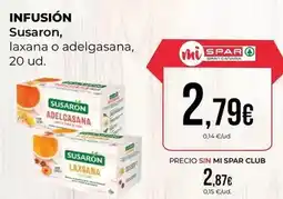 SPAR Gran Canaria Susarón - infusion oferta