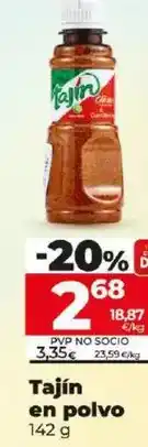 Dia Tajín en polvo 142 g oferta