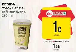 SPAR Gran Canaria Yosoy - yosoy barista oferta