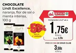SPAR Gran Canaria Lindt - chocolate oferta